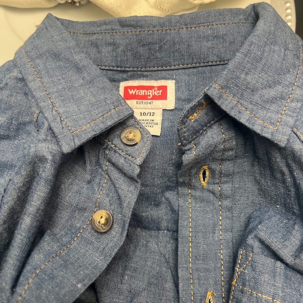 Wrangle denim shirt